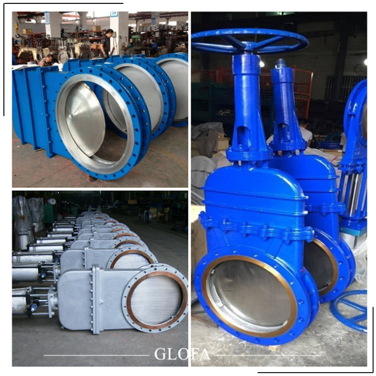 Flanged Type Knife Gate Valve GLOFA VALVE CORP. I GLOFA